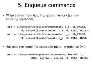 Hands on OpenCL | PPTX