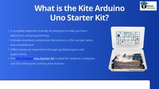 Buy Kite Arduino Uno Starter Kit Online in India | PPTX