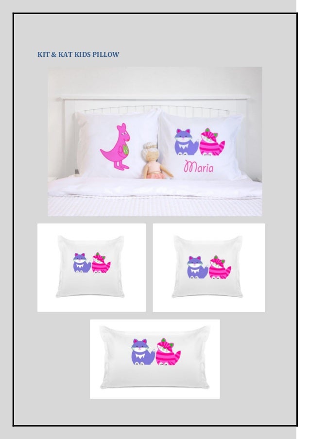 Kit Kat Kids Pillow