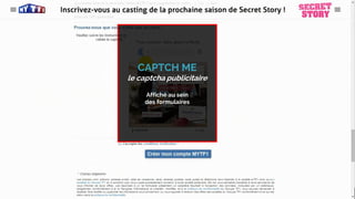 CAPTCH ME
le captcha publicitaire
Affiché au sein
des formulaires
 
