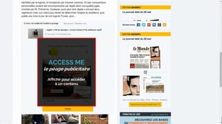 ACCESS ME
le péage publicitaire
Affiché pour accéder
à un contenu
 