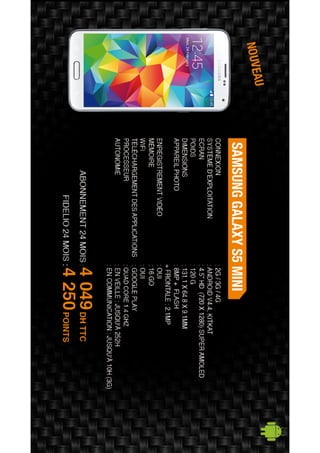 Nos offres Smartphones & Tablettes - Décembre 2014