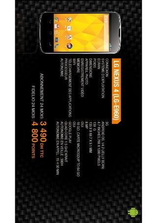 Nos offres Smartphones & Tablettes - Décembre 2014