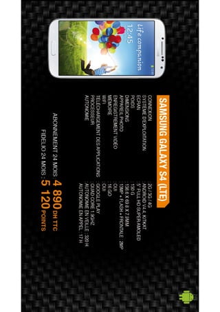 Nos offres Smartphones & Tablettes - Décembre 2014