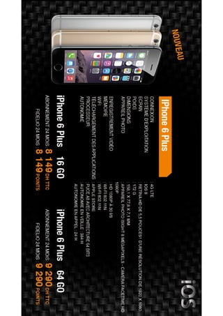 Nos offres Smartphones & Tablettes - Décembre 2014