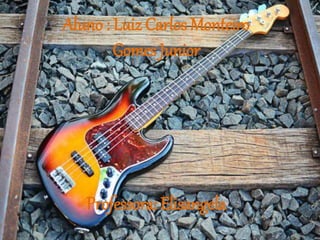 Aluno : Luiz Carlos Monteiro 
Gomes Junior 
Professora: Elisangela 
