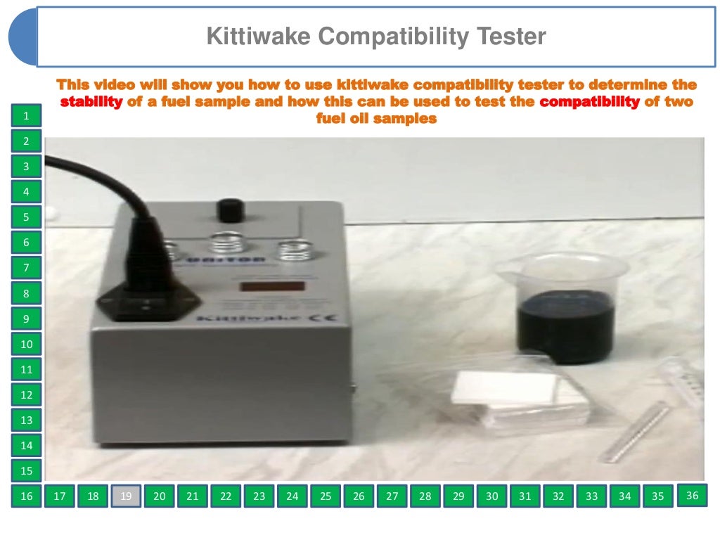 Using Kittiwake Oil Test Center in Oil Analysis Laboratory