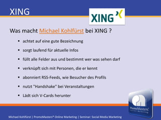 LinkedInDie persönliche Seite