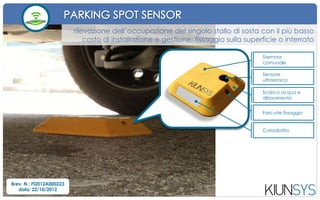 SERVIZIO DI INDIRIZZAMENTO AI PARCHEGGI
indirizzamento al
punto di arrivo in
base alla predizione
sulla disponibilità di
sosta
ricerca dei
parcheggi liberi in
base a punto e
orario di
partenza/arrivo
 