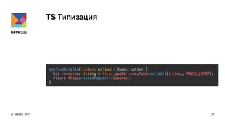 TS Типизация
27 January 2017 27
 