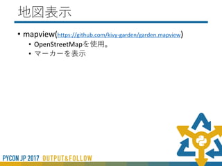 Garden
拡張機能。個別にインストールする。
• 地図表示
• グラフ描画
etc…
 