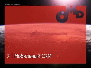 INSIGHTS • IDEAS • RESULTS




   7 | Мобильный CRM
                             | p.
 
