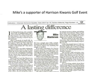 Mike’s a supporter of Harrison Kiwanis Golf Event
 
