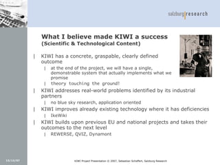 KiWi - Knowledge in a Wiki