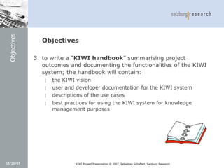 KiWi - Knowledge in a Wiki