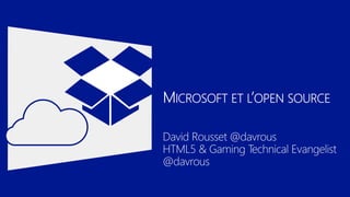 Microsoft et l'Open Source