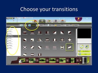 Choose your transitions