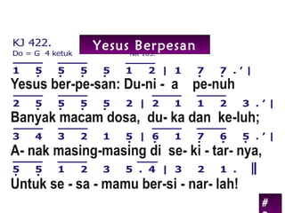 Yesus Berpesan 
# 
3 
