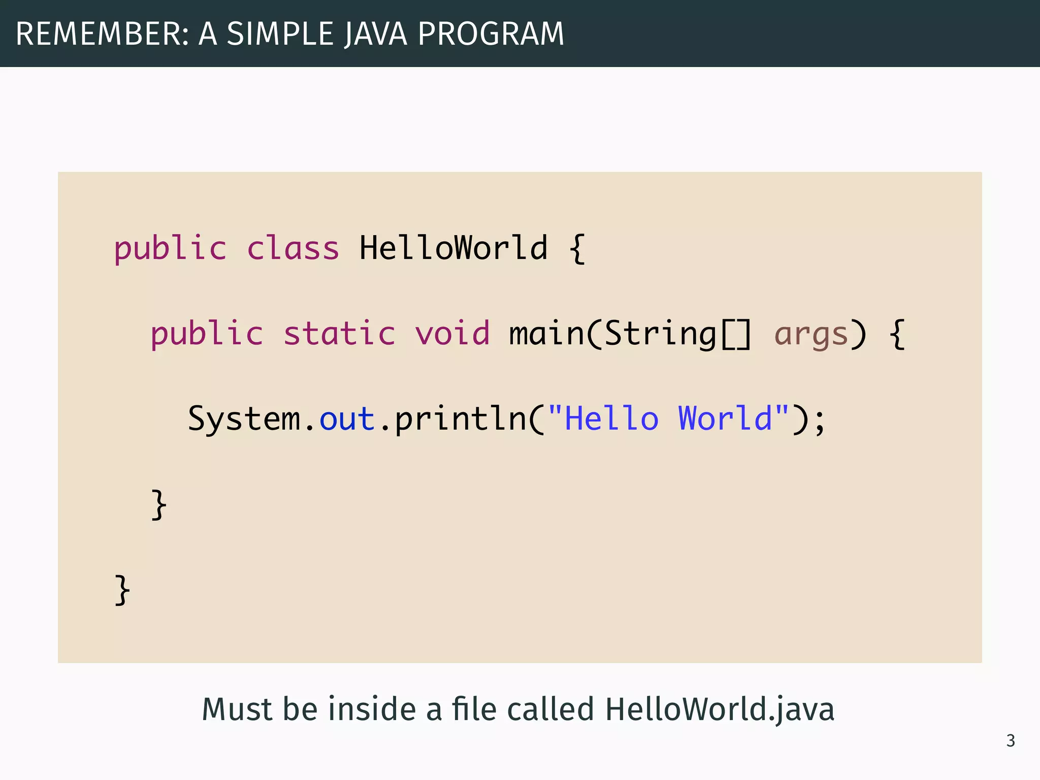 Programming in Java: Storing Data | PPT