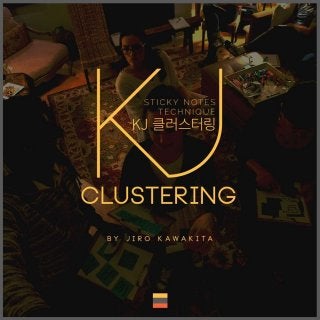 "KJ클러스터링-포스트잇 테크닉" (KJ Clustering)