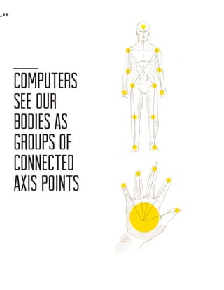 _88

COMPUTERS
SEE OUR
BODIES AS
GROUPS OF
CONNECTED
AXIS POINTS

 