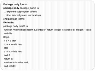 PPT ON VHDL subprogram,package,alias,use,generate and concurrent ...
