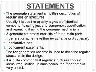 PPT ON VHDL subprogram,package,alias,use,generate and concurrent ...