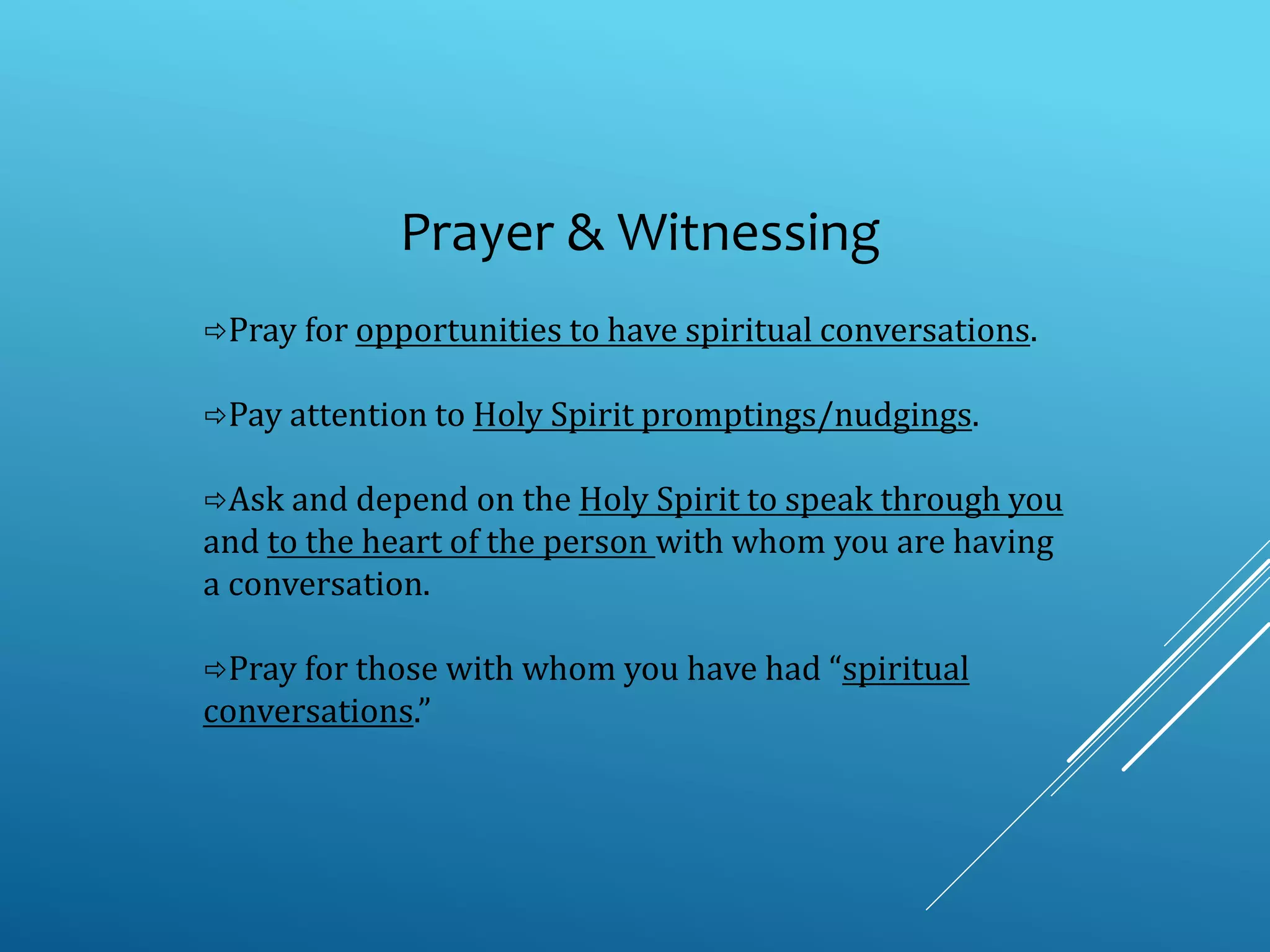 A Fresh Old Understanding of Evangelism & Witnessing | PPTX