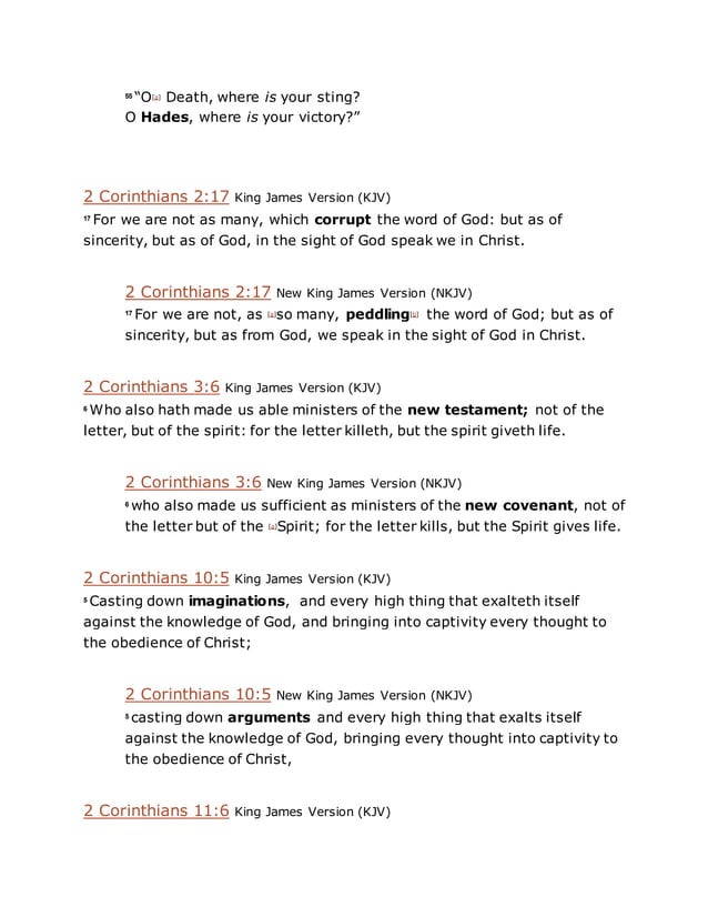 Kjv vs nkjv pdf