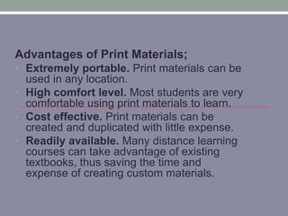 PRINTED MATERIALS | PPT