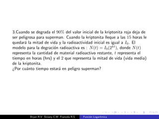 Contextos extra-matematicos: 1.Sitios para desperdicios peligrosos de 
acuerdo con cifras seleccionadas de 1981 a 1995, el numero de sitios mas 
profundos para desechos peligrosos en Estados Unidos se aproxima con la 
funcion de 