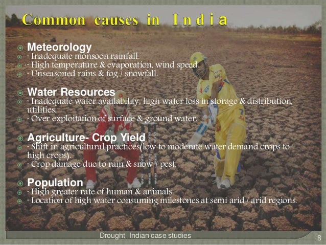 case study of drought in india wikipedia
