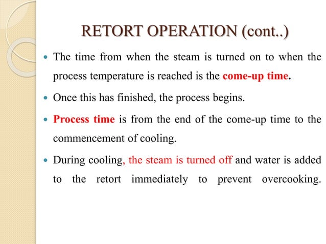 RETORT PROCESSING BY Dr.P.RAJKUMAR-HOD (F&PE) | PPTX