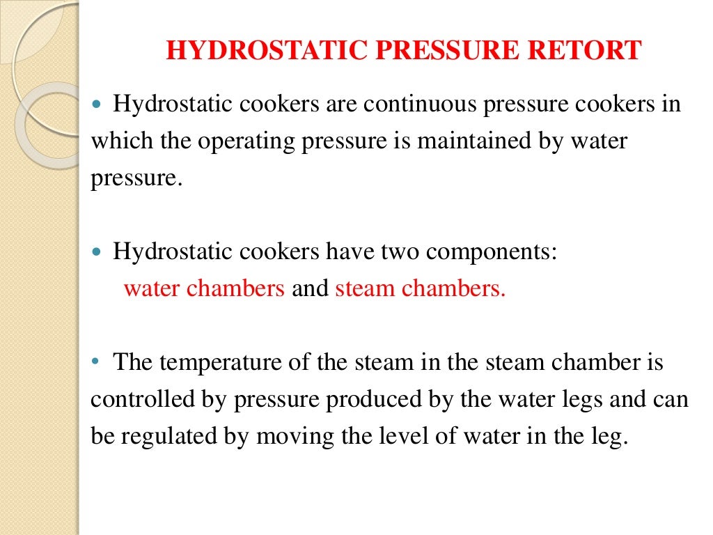 RETORT PROCESSING BY Dr.P.RAJKUMARHOD (F&PE)