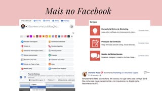 Mais no Facebook
 