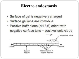 Electro endosmosis
 