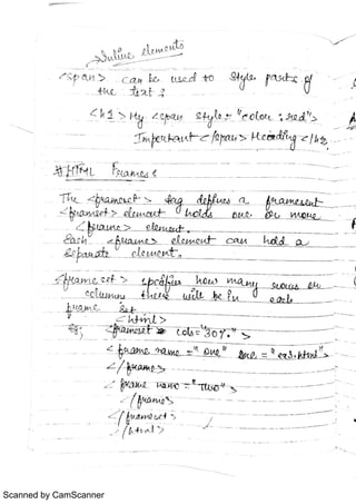 Web Engineering Notes Handwritten | PDF