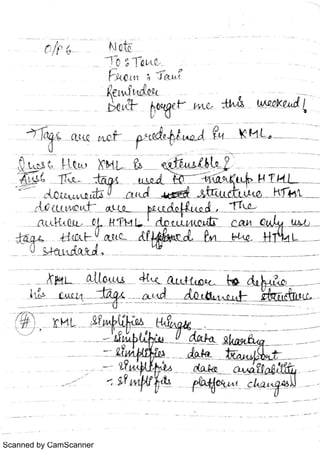 Web Engineering Notes Handwritten | PDF