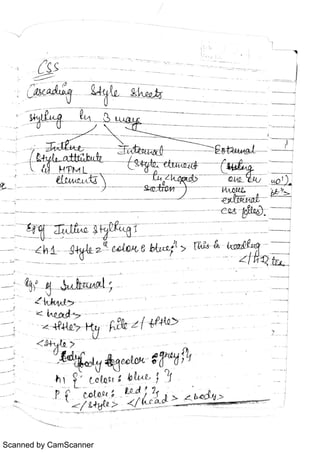 Web Engineering Notes Handwritten | PDF