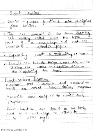 Web Engineering Notes Handwritten | PDF