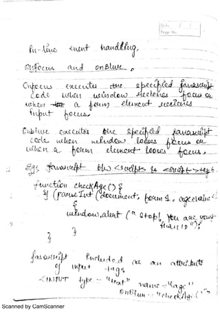 Web Engineering Notes Handwritten | PDF