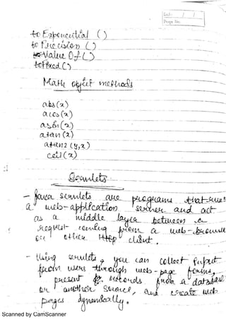 Web Engineering Notes Handwritten | PDF