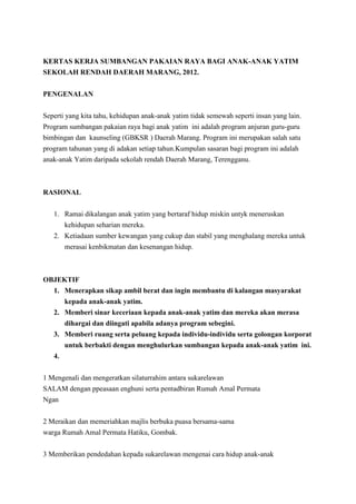 Kk anak yatim | PDF