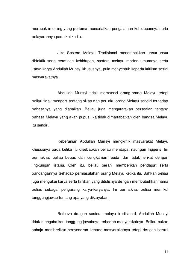 Genre Kesusateraan Melayu