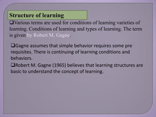 teaching learning structure and teaching tactics | PPTX