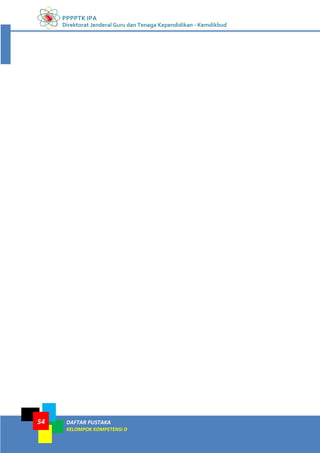 PPPPTK IPA
Direktorat Jenderal Guru dan Tenaga Kependidikan - Kemdikbud
DAFTAR PUSTAKA
KELOMPOK KOMPETENSI D
54
 