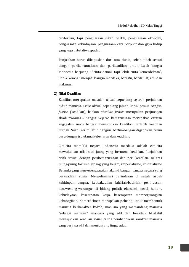 Kk G Sd Tinggi Kk G Prof Penerapan Nilai Norma Moral Pancasila Pe