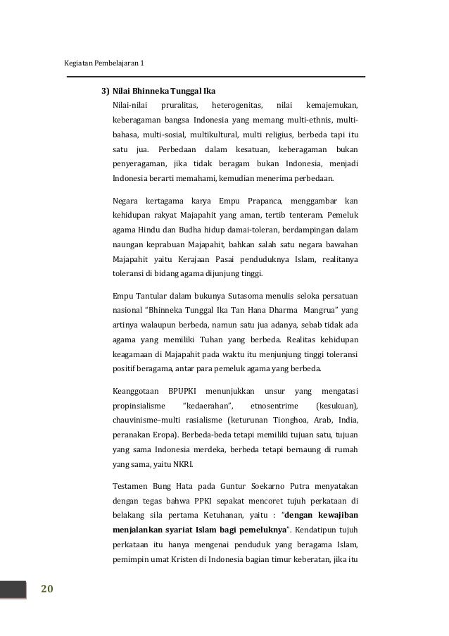 Kk G Sd Tinggi Kk G Prof Penerapan Nilai Norma Moral Pancasila Pe