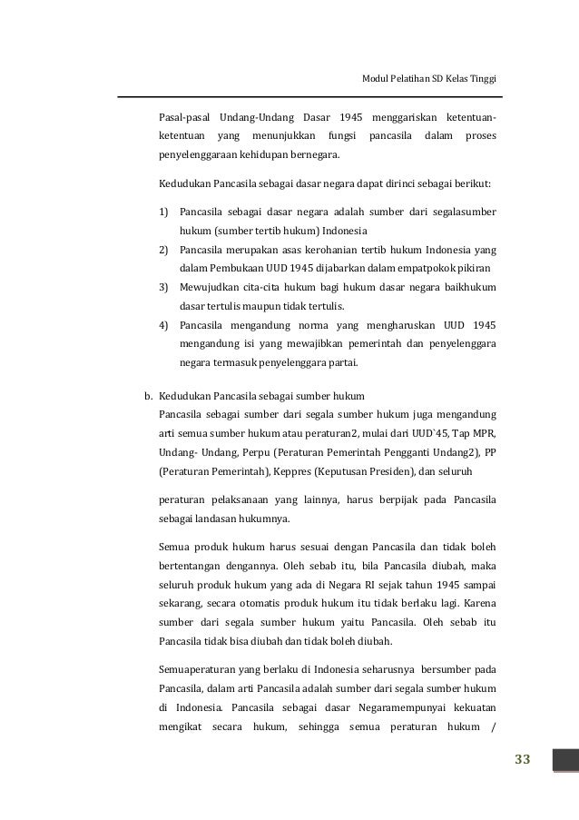 Kk G Sd Tinggi Kk G Prof Penerapan Nilai Norma Moral Pancasila Pe