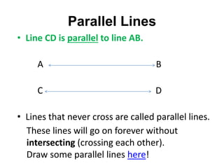Parallel Line C U2 l1 lines | PPTX